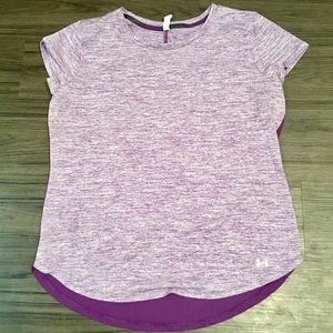 Purple Under Armour workout shirt size large